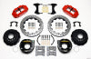 Wilwood Narrow Superlite 4R Rear P-Brk Kit 12.88in Drilled Red Small Ford 2.66in Offset