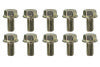 Moroso M8-1.25 x 16mm Non-Serrated Zinc Flange Bolt - 10 Pack