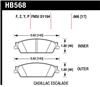 Hawk 07-08 Escalade 6.2 / 07-08 Avalanche Super Duty Rear Brake Pads