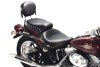 Mustang 84-06 Harley Standard Rear Tire Wide Touring 1PC Seat w/Studs- Black