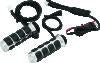 Kuryakyn Heated ISO Grips Throttle-By-Wire Chrome