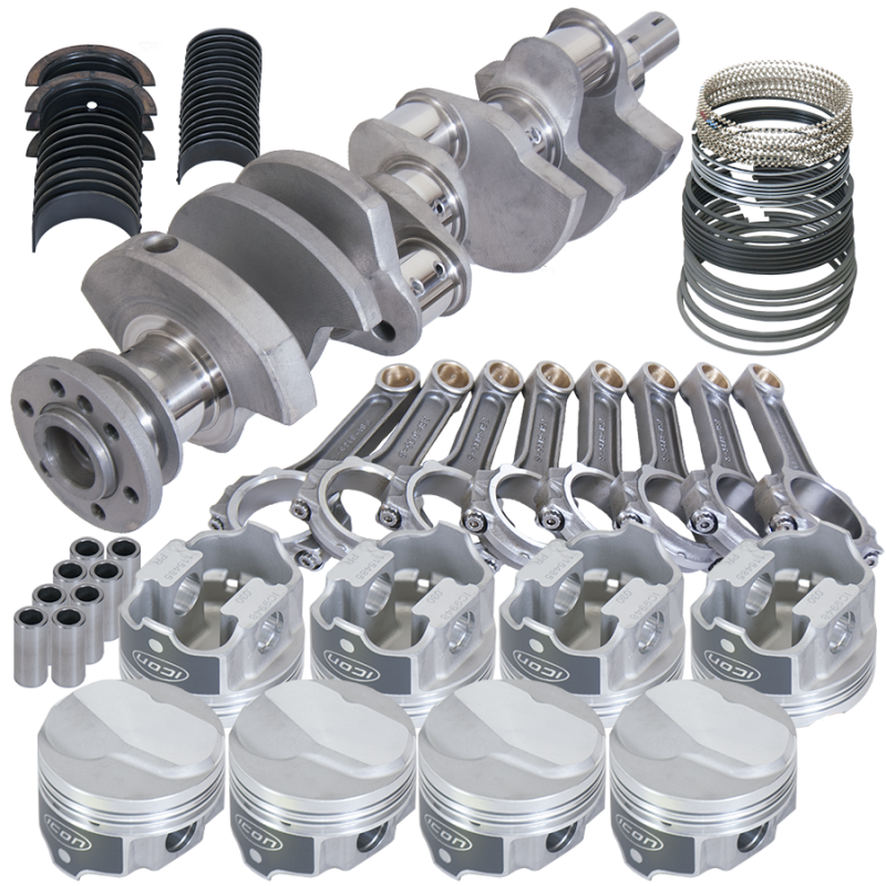 Eagle Chevy 396 3.766in Crank 6.135in I-Beam Rods 17cc Dome 4.155in Pistons Rotating Assembly