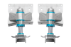 King Shocks 2005+ Toyota Tacoma Rear 2.0 Compact Bump Stop Kit (Pair) - KH02-132 Req w/ 25001-121A
