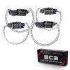 Oracle 15-21 Dodge Challenger LED Waterproof Halo Kit - ColorSHIFT - BC1