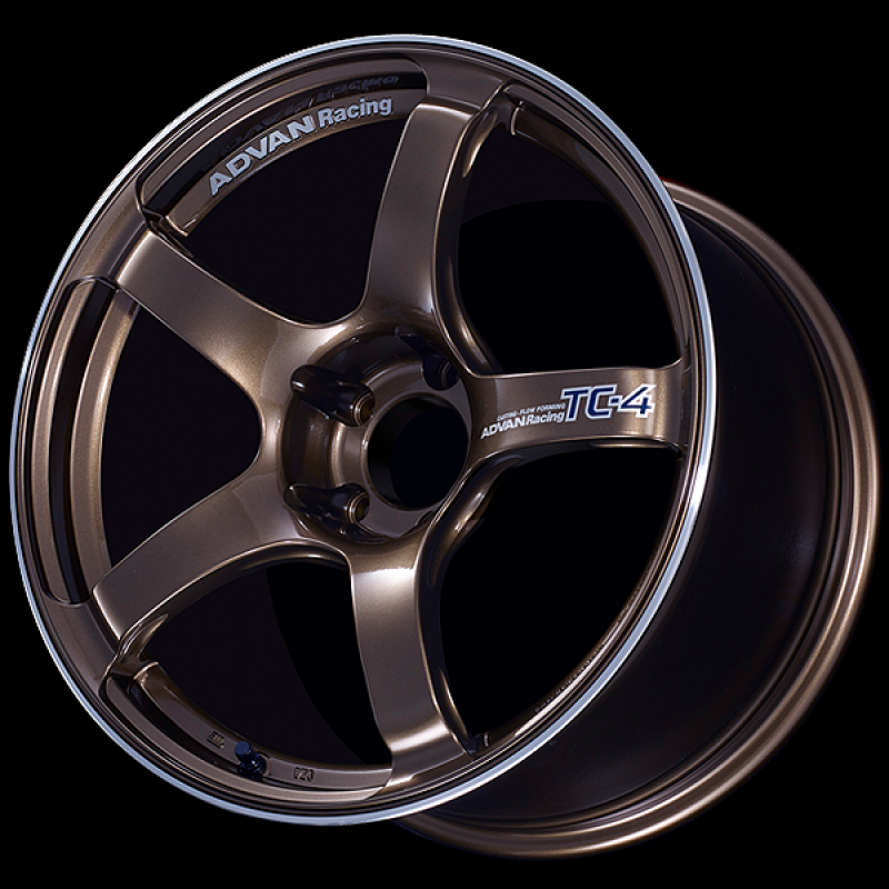 Advan TC4 16x6.5 / +37 Offset / 4x100 / 63mm Bore / Umber Bronze Metallic and Ring