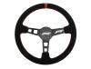 PRP Deep Dish Suede Steering Wheel - Red