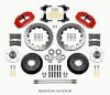 Wilwood Narrow Superlite 6R Front Hub Kit 12.88in Drill Red 82-92 Camaro//Firebird
