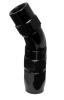 Vibrant -3AN 30 Degree High Flow Hose End Fitting for PTFE Lined Hose - Aluminum