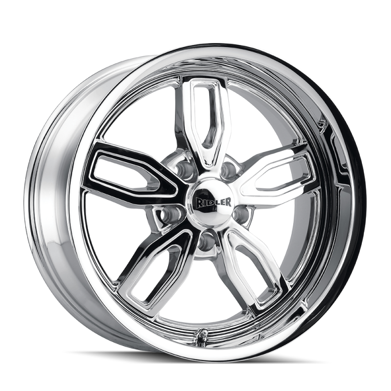Ridler 608 20x10 / 5x114.3 BP / 0mm Offset / 72.62mm Hub Chrome Wheel