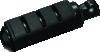 Kuryakyn Trident Small Peg With Male Adapter Gloss Black