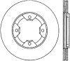 StopTech Power Slot 84-85 Nissan 300ZX Slotted & Drilled Left Front Rotor