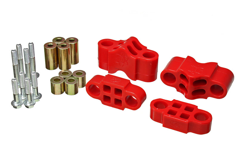 Energy Suspension Sway Bar Spacer Set - Red