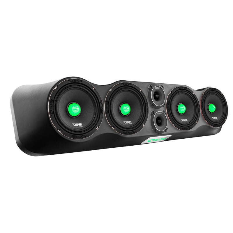 DS18 35in Speaker Enclosure Fits 4 x 6.5in Speakers and 2x 3in Tweeters (Speakers not Included)