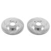 Power Stop 14-19 Ford Fiesta Front Evolution Drilled & Slotted Rotors - Pair