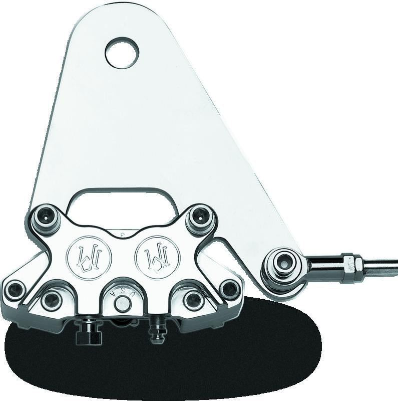 Performance Machine Rear Brake 125x4R x Stock Disc - Chrome