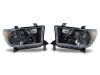 Raxiom 07-13 Toyota Tundra OEM Style Headlights- Black Housing- Clear Lens