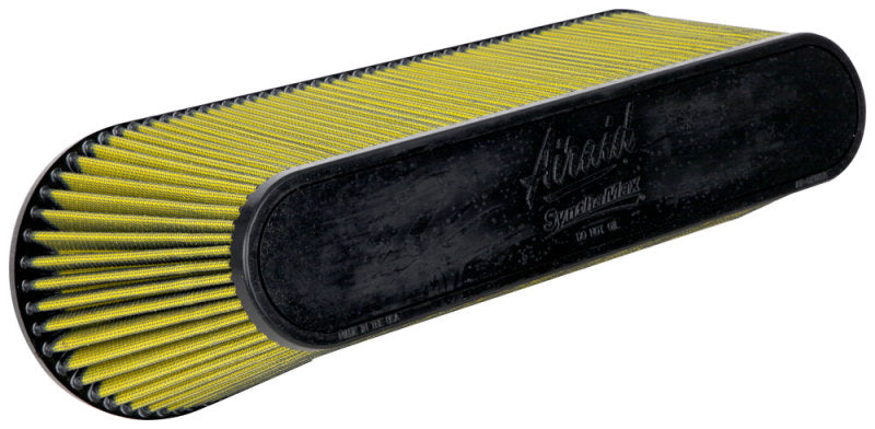 Airaid Universal Air Filter - 8-5/8in Flange x 17-9/16x5-9/16in B x 15-1/16x3-1/16in T x 6in H
