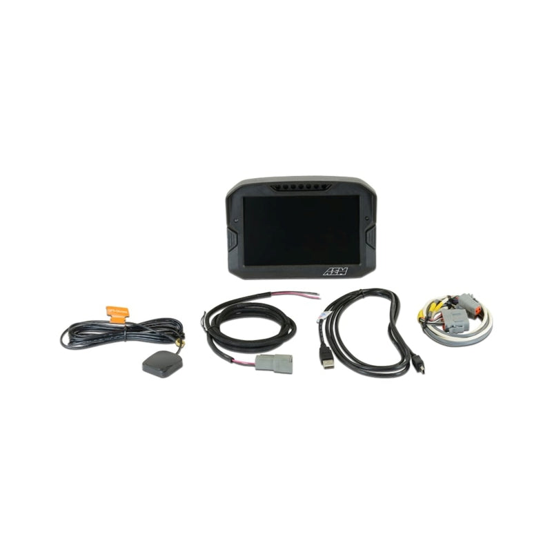 AEM CD-7 Non Logging GPS Enabled Race Dash Carbon Fiber Digital Display w/o VDM (CAN Input Only)