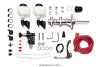 Wilwood Remote Tandem M/C - 1.12in Bore - w/Bracket and Valve (Pushrod) - Polish