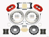 Wilwood Narrow Superlite 6R Front Hat Kit 14.00in Red 2005-Up Mazda Miata w/ Lines