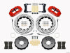 Wilwood Narrow Superlite 6R Front Hat Kit 14.00in Drill Red 2005-Up Mazda Miata w/ Lines