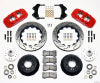 Wilwood AERO6 Front Hub Kit 14.00 Drilled-Red WWE ProSpindle