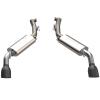 QTP 2014-2015 Chevrolet Camaro SS 6.2L QTP AR3 Axle Back Black Tips