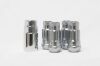 Wheel Mate Monster Locking Lug Nut Set of 4 - Satin Silver 14x1.50
