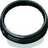 Kuryakyn 7in Headlight Trim Ring Black