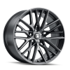 Touren 3291 TR91 20x9 / 6x120 BP / 30mm Offset / 66.9mm Hub Matte Black Brushed w/ Dark Wheel