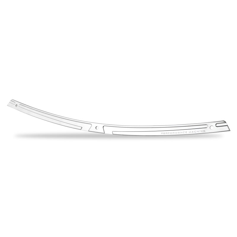 Performance Machine Windscreen Trim Assembly Scallop - Chrome