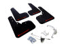 Rally Armor 13-17 Subaru Crosstrek XV Black UR Mud Flap w/Red Logo
