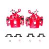 Power Stop 03-05 Jaguar S-Type Rear Red Calipers w/Brackets - Pair