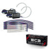 Oracle 18-21 Ford Mustang DRL Upgrade w/ Halo Kit - ColorSHIFT w/ BC1 Controller