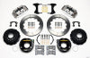 Wilwood Narrow Superlite 4R Rear P-Brk Kit 12.88in Polished Big Ford New Style 2.50in Offset