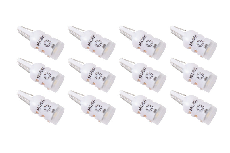 Diode Dynamics 194 LED Bulb HP5 LED Natural - White Set of 12