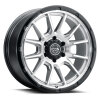 ICON Alloys Cajon 20x9 / 6x5.5 / 0mm / 5in BS Silver Machined Wheel w/ GB Lip