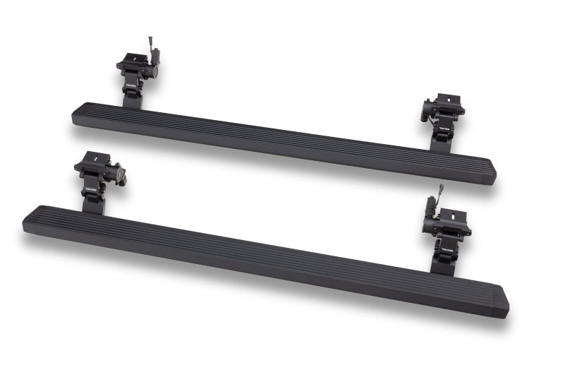 RealTruck 20-24 Jeep Gladiator CC 4dr VoltStep Electric Running Board Kit (Cut/Drill Req.) - Tex Blk
