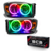 Oracle 07-08 Dodge Ram SMD HL - Black - ColorSHIFT w/ BC1 Controller