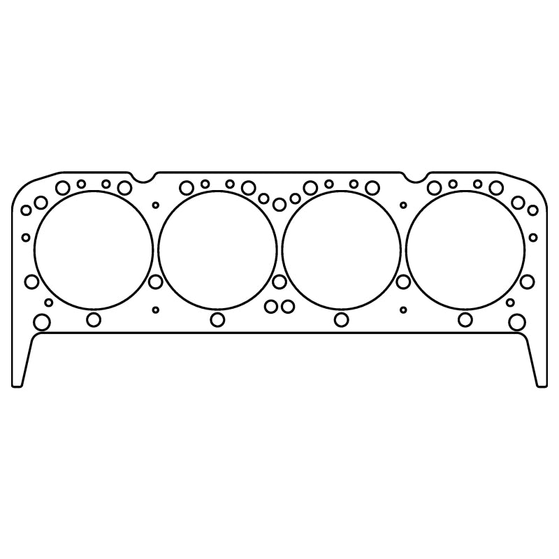 Cometic GM SB 18/23 Deg 4.200in Bore 0.043in Copper Head Gasket (No Steam Holes)