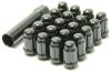 Wheel Mate Muteki Closed End Lug Nuts - Deep Black 12x1.25