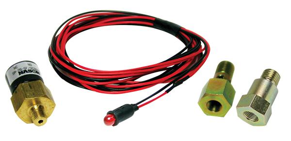 BD Diesel Low Fuel Pressure Alarm Kit Amber LED - 1998-2007 Dodge 24-valve