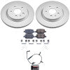 Power Stop 2020 Cadillac CT6 Rear Z17 Coated Brake Kit