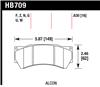 Hawk Performance Alcon Mono 6, Model 4497 HPS Street Brake Pads