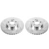 Power Stop 07-08 Mercedes-Benz CL550 Front Evolution Drilled & Slotted Rotors - Pair