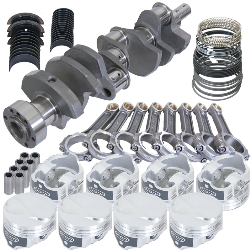 Eagle Chevy 454 1Pc 4.000in Crank 6.135in I-Beam Rods 18cc Dome 4.250in Pistons Rotating Assembly