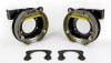 Wilwood Brackets (2) - Disc/Drum Big Ford-New 2.36in Offset 1pc vented