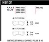 Hawk 79-84 Chevrolet C20/C30/G30/K20 Black Race Front Brake Pads