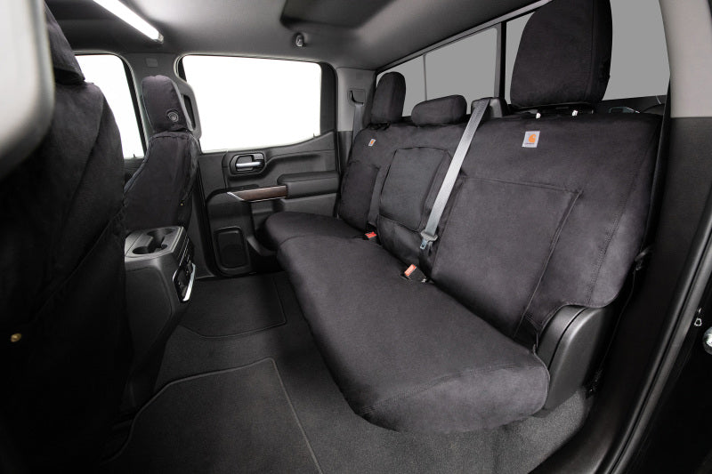 Covercraft 14-17 Dodge Ram P/U Carhartt Super Dux SeatSaver Custom Front Row Seat Covers - Black
