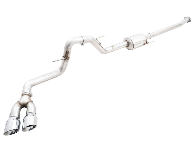 AWE Tuning 0FG 21+ Ford F150 Dual Side Exit Cat-Back Exhaust- 4.5in Chrome Silver Tips